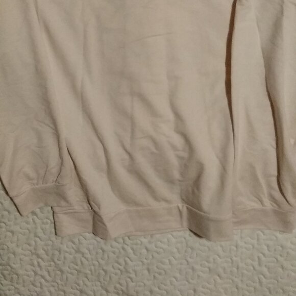 Teacher Fall Pumpkin Long Sleeved Lightweight Sweatshirt.  Size 2XL. NWT Cream - Picture 6 of 6